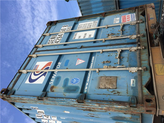 Chine En acier séchez les 2èmes récipients d'entreposage de main/20 pieds de conteneurs de marchandises utilisés fournisseur