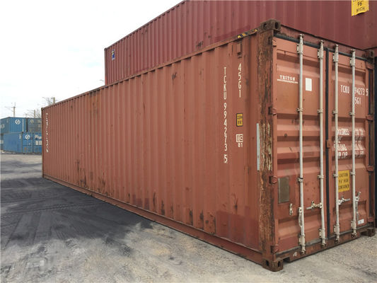 Chine hauts conteneurs en acier d'occasion de cube en 45ft pour le transport maritime de terre fournisseur