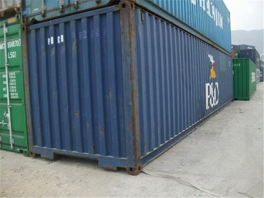 Chine Conteneur de cargaison sec utilisé par bleu de normes internationales de récipients d'expédition en métal fournisseur