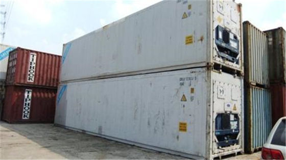 Chine Acier utilisé de conteneur de cargueur récipient d'expédition réfrigéré de 40 pieds  fournisseur